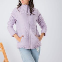 Lilac Puffer Jacket – Cozy & Chic Winter Essential