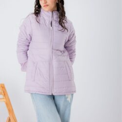 Lilac Puffer Jacket – Cozy & Chic Winter Essential - Image 3